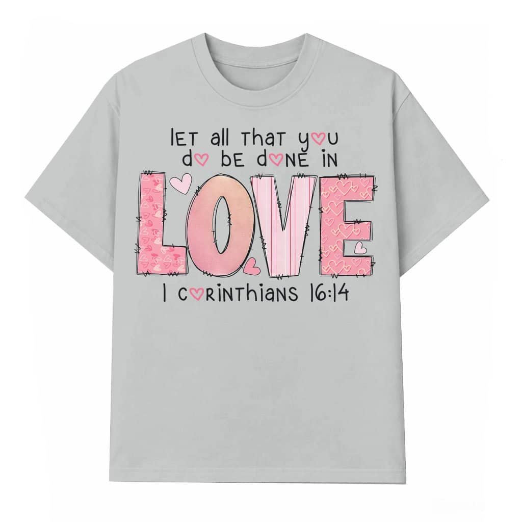 He Loved Us First T-shirt – Christian Valentine's Day Gift