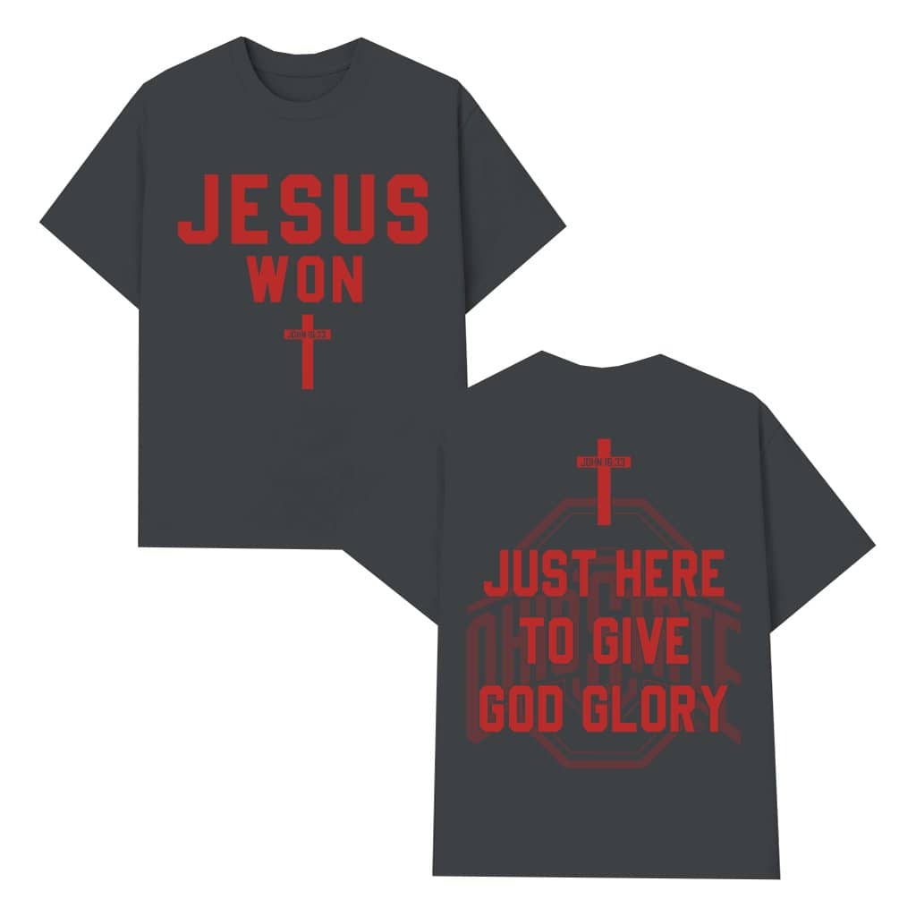Jesus Won T-shirt – Christian Gift for Men Women