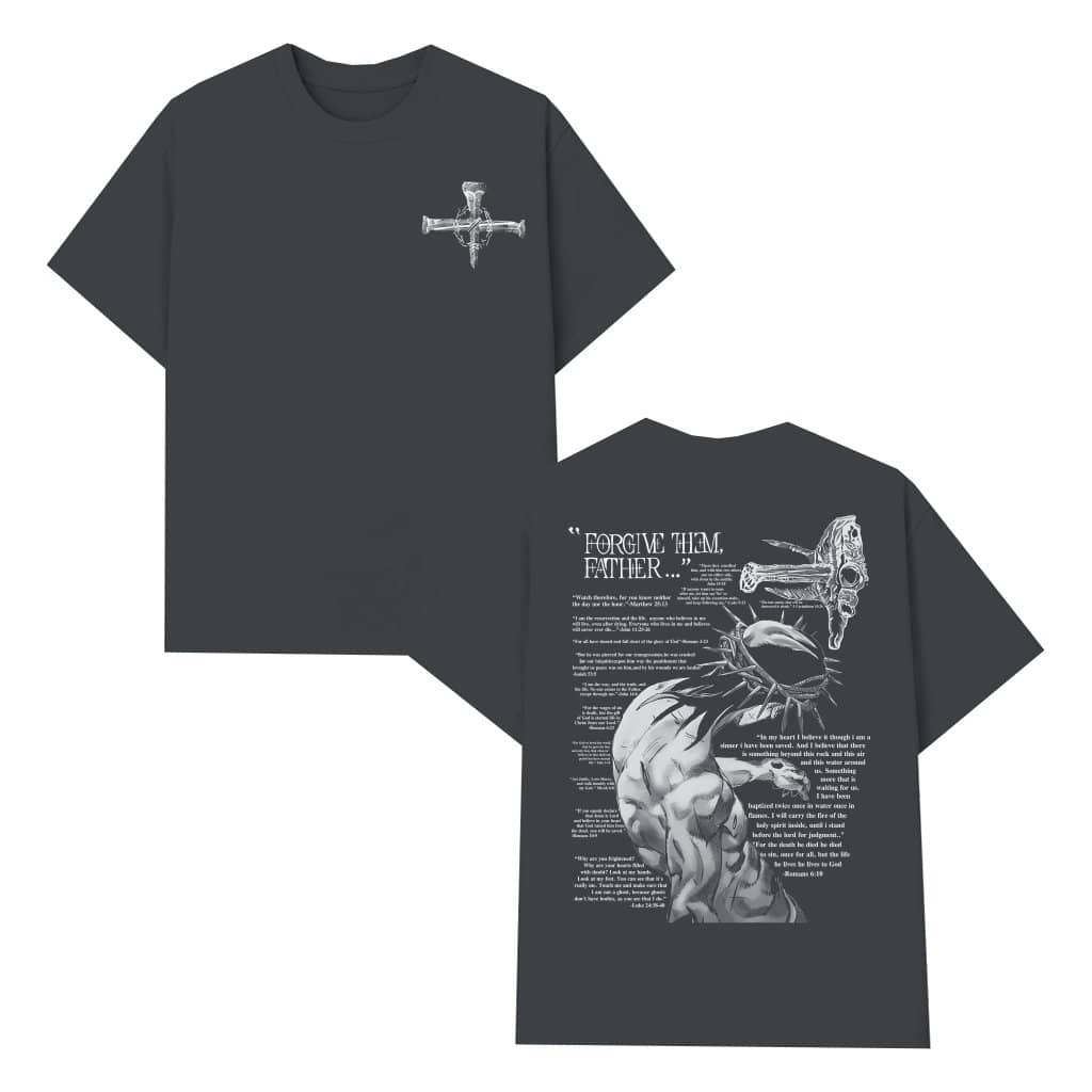 Jesus Forgive Them Father T-shirt – Christian Gift for Him Her