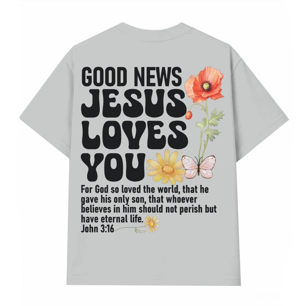 Jesus Love You T-shirt – Christian Gift for Believers Vintage Style