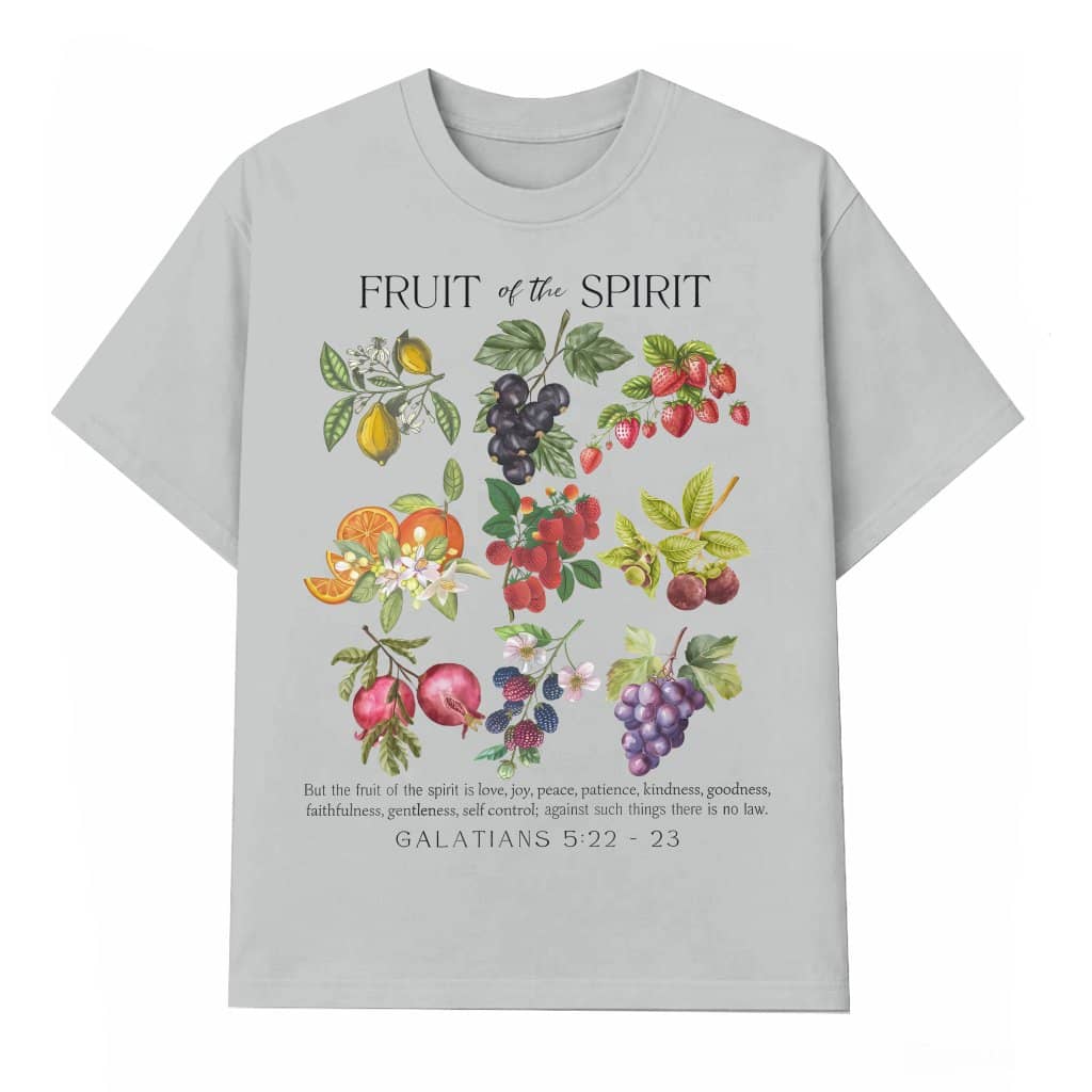 Fruit of the Spirit T-shirt – Christian Bible Verse Vintage Gift for Believers