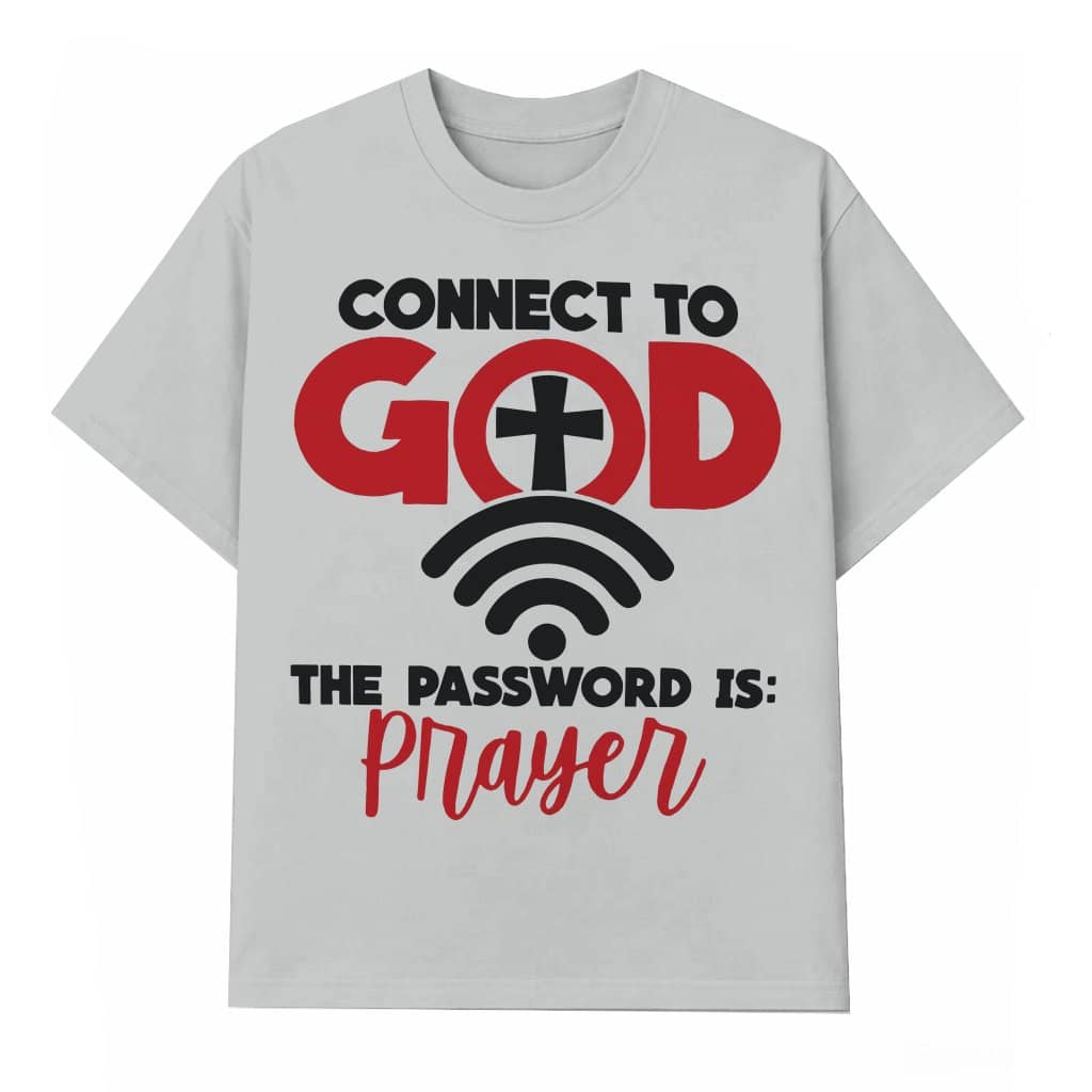 Password Is Prayer T-shirt – Christian Gift for Women Inspirational