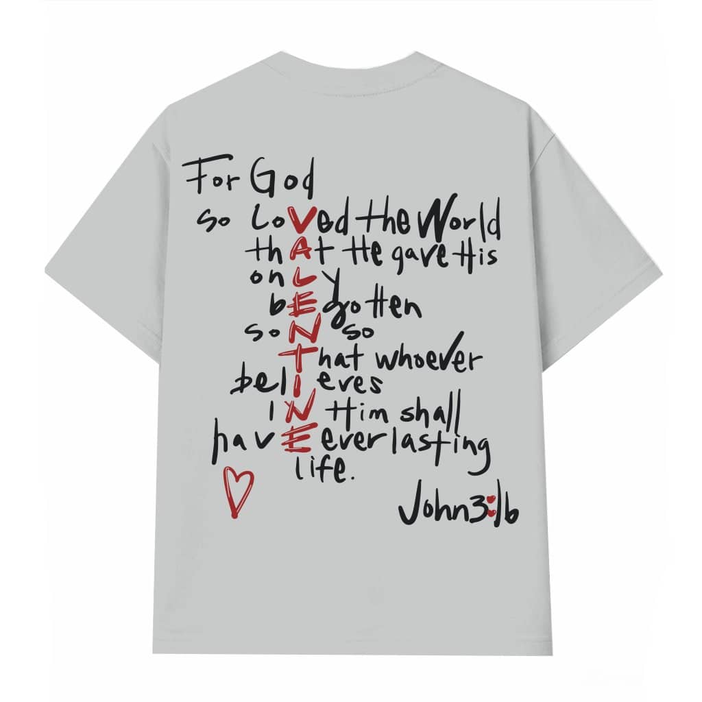 For God So Love The World T-shirt – Christian Gift for Believer Vintage