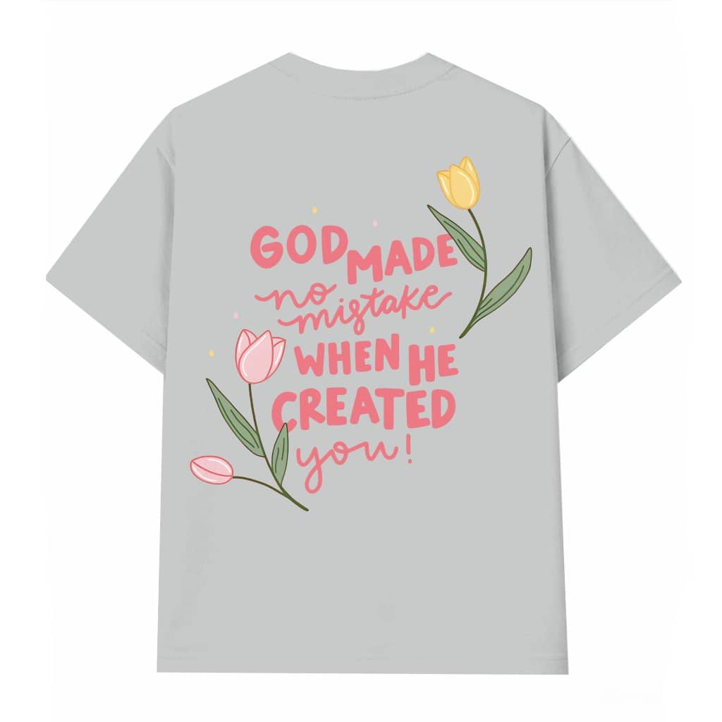 Christian T-shirt – God Made 2025 I Love Jesus Faith Gift Vintage