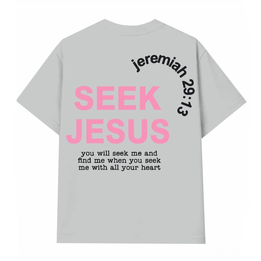 Seek Jesus T-shirt – Christian Gift for Believers Vintage