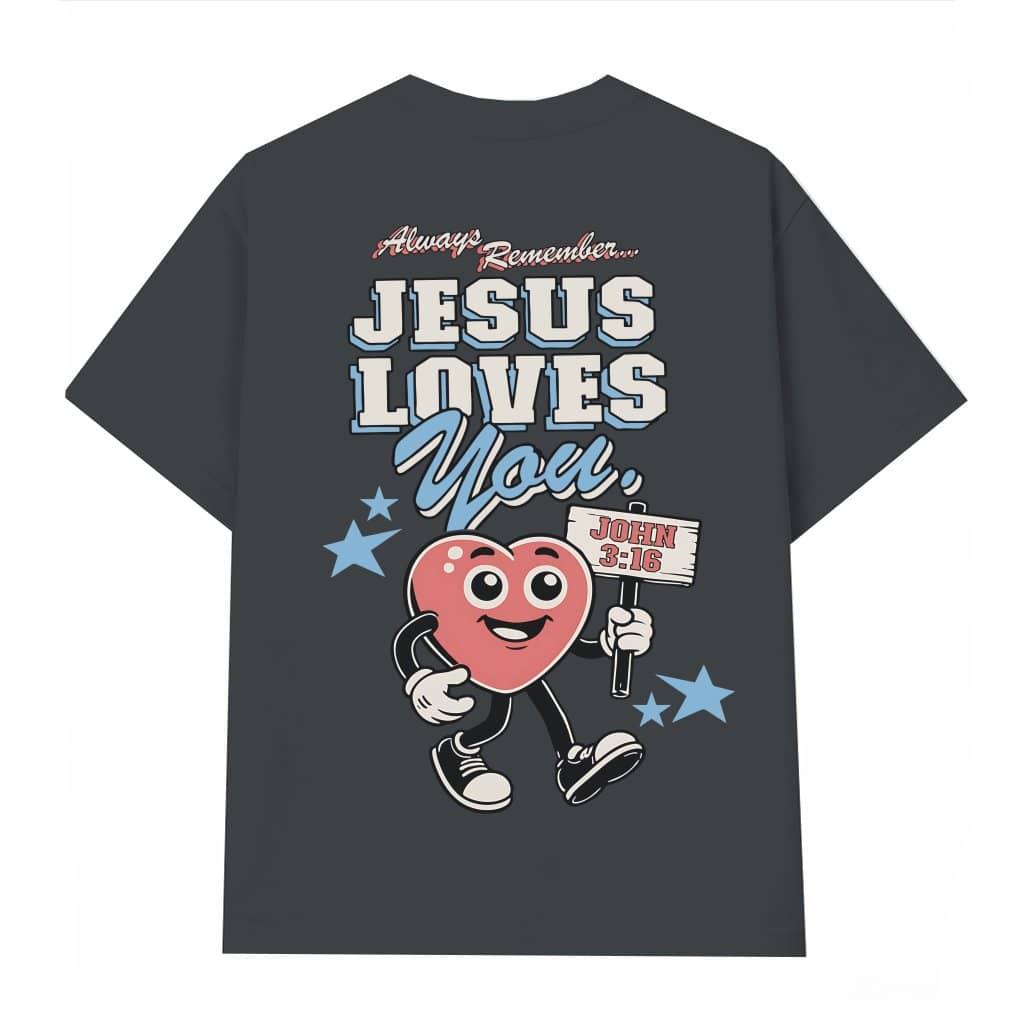 Vintage Jesus Love You T-shirt – Christian Gift for Christians Classic