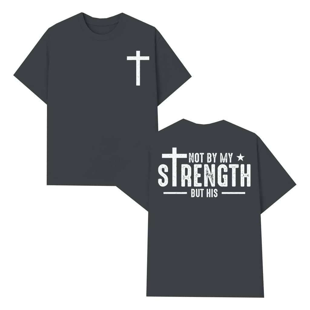 Faith Strength Cross T-shirt – Inspirational Christian Gift for Women
