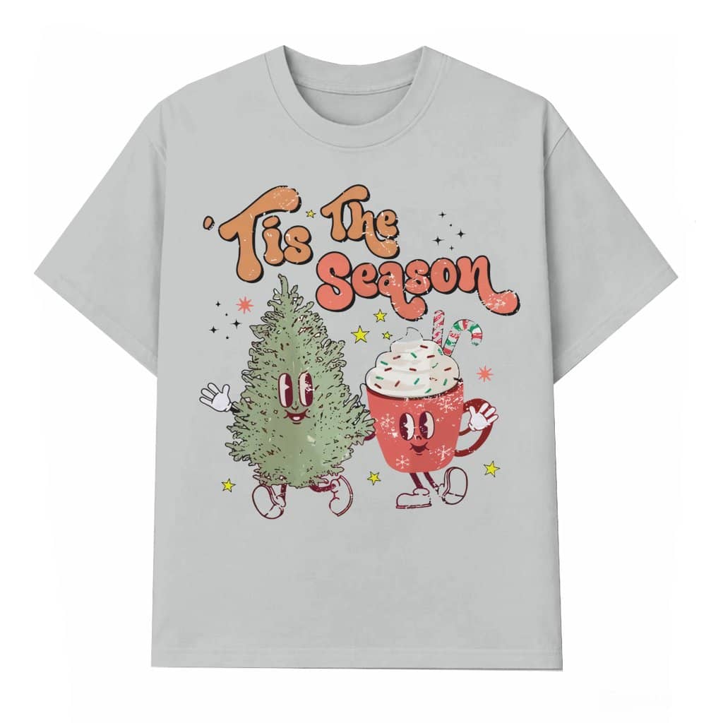 Vintage Christmas Tree T-shirt – Christmas Holiday Gift Cute Style