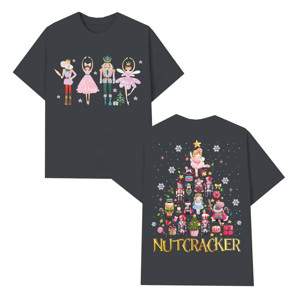Cute Nutcracker T-shirt – Christmas Gift for Women Festive Style