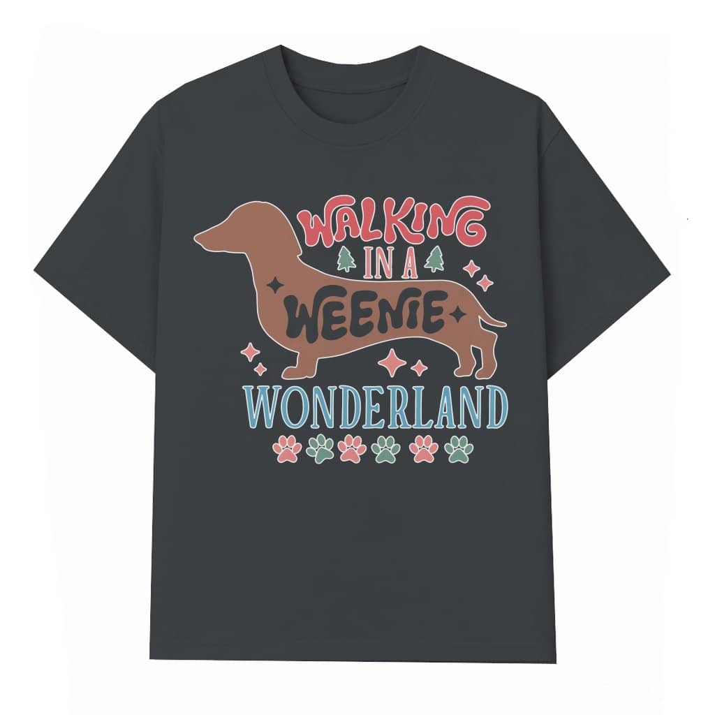 Cute Dachshund T-shirt – Christmas Gift for Dog Lover Funny