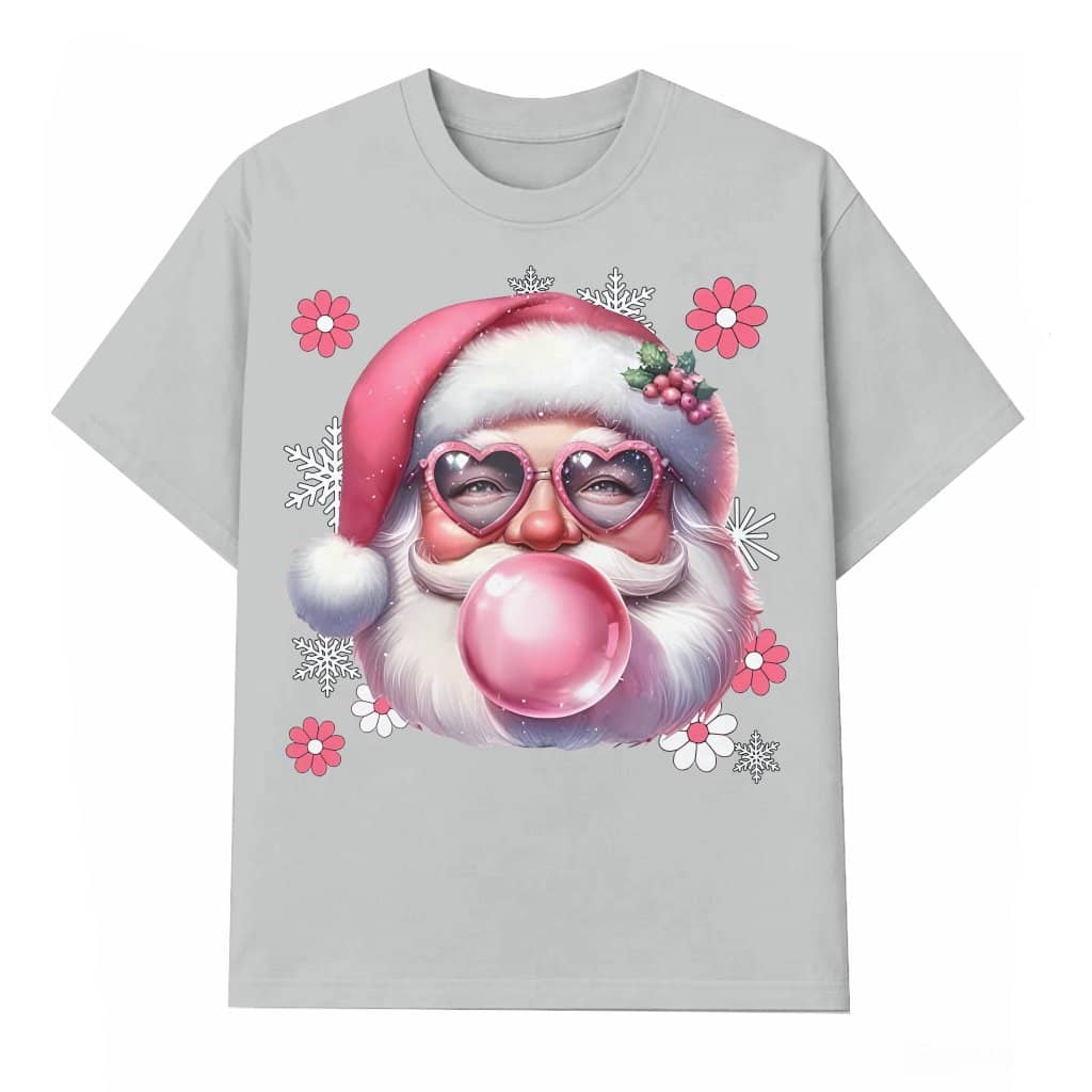 Cute Santa Claus T-shirt – Christmas Family Matching Trendy