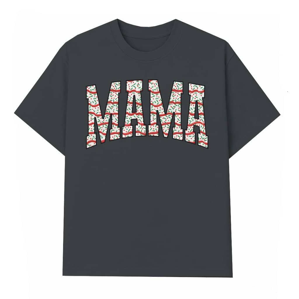 Merry Christmas Mama T-shirt – Cute Christmas Gift for Mom