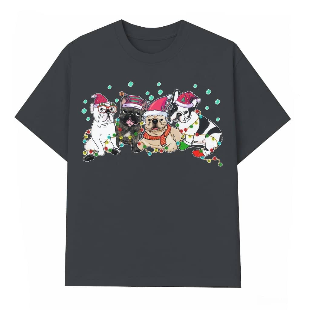 French Bulldog T-shirt – Christmas Gift for Dog Lover Cute