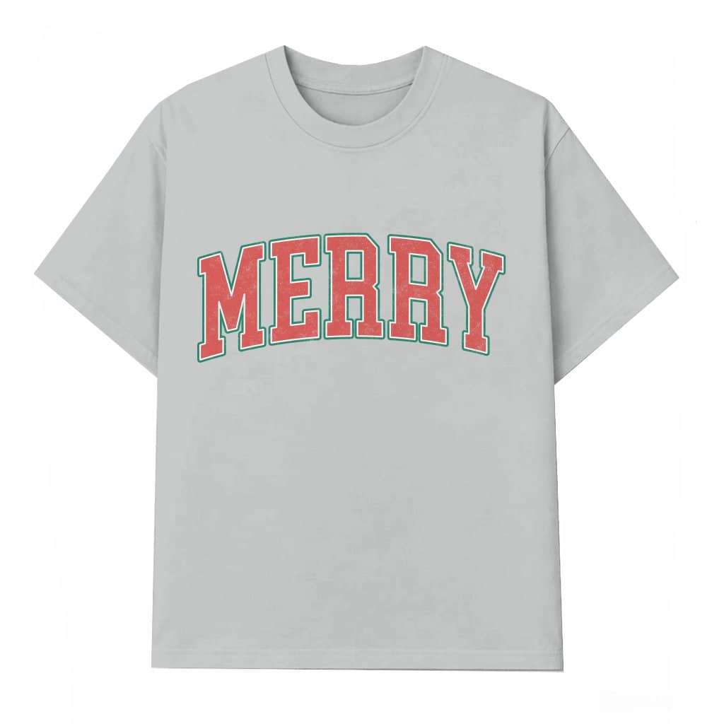 Merry Christmas T-shirt – Christmas Gift for Women Cute Trendy