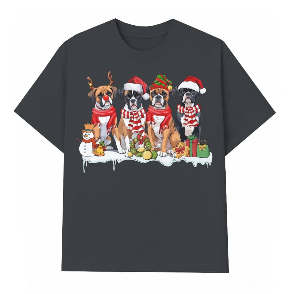 Funny Boxer Dog T-shirt – Christmas Gift for Dog Lovers Funny
