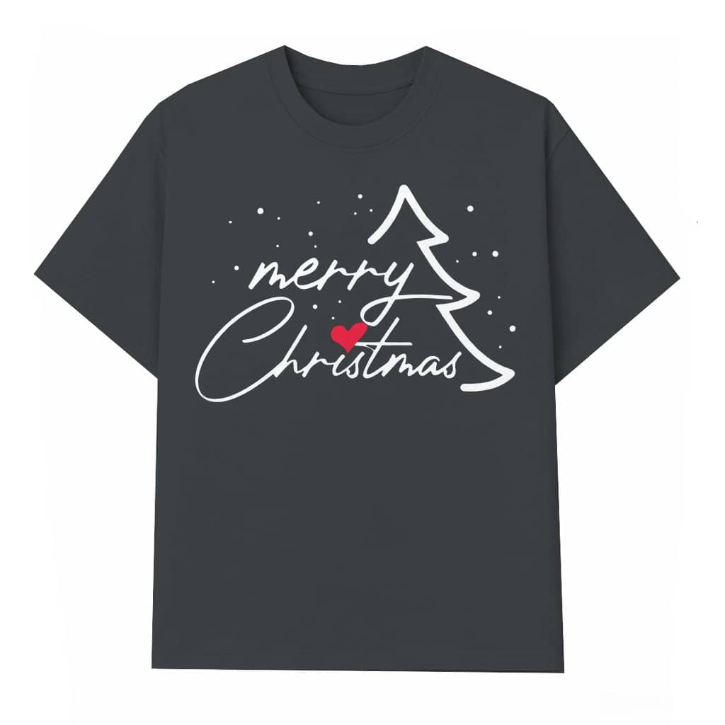 Funny Christmas Tree T-shirt – Christmas Gift for Men Women Relaxed Fit