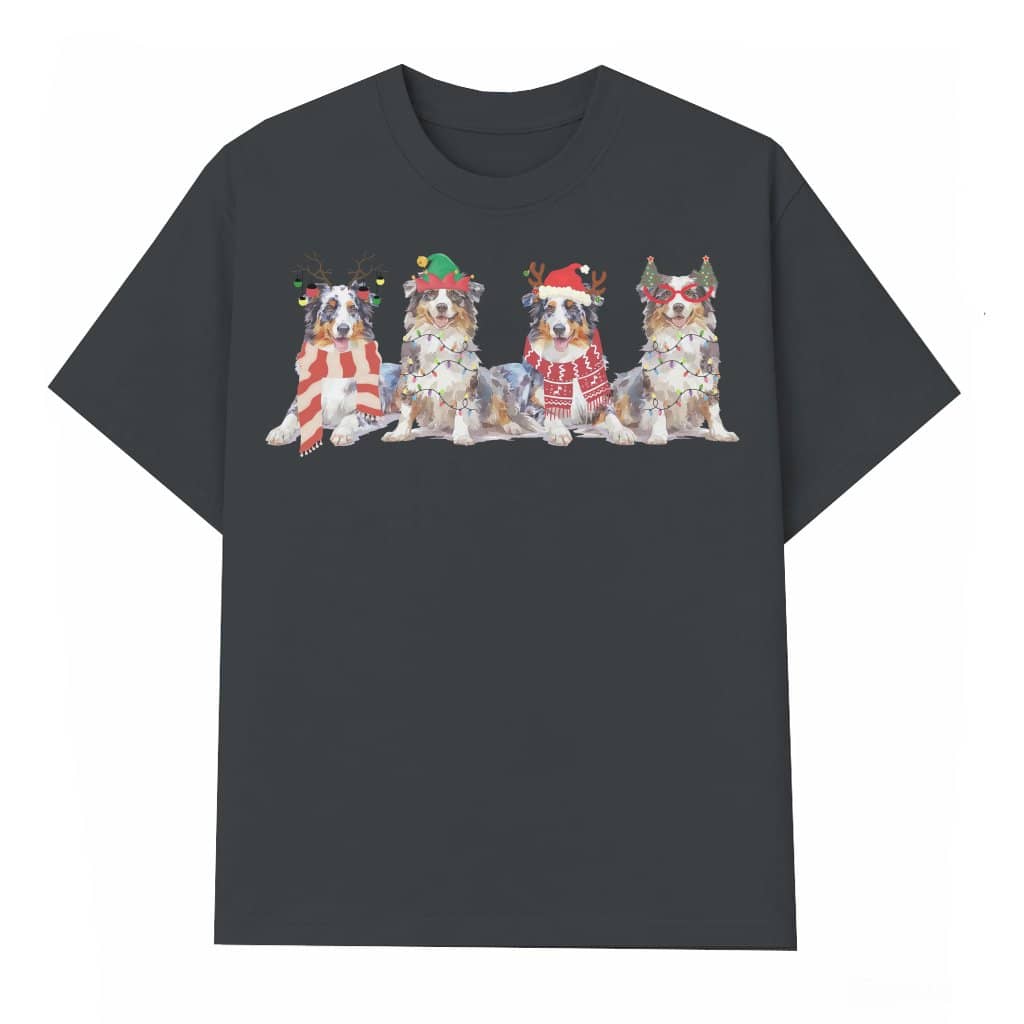 Aussie Dog Mama T-shirt – Christmas Gift for Dog Mama Australian Shepherd