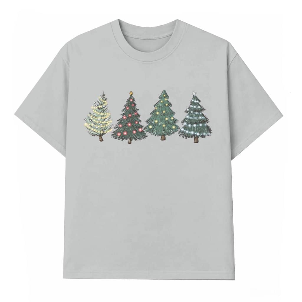 Cute Green Tree T-shirt – Christmas Gift Festive