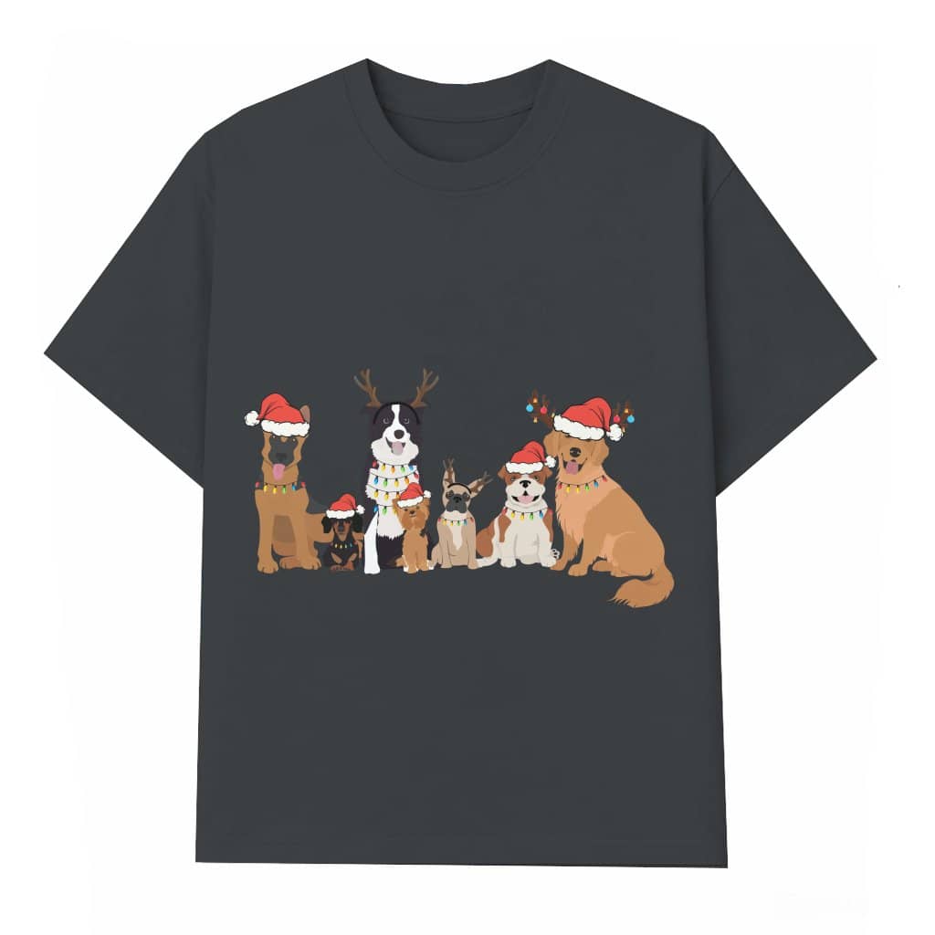 Cute Christmas Dog T-shirt – Funny Holiday Gift for Pet Lover