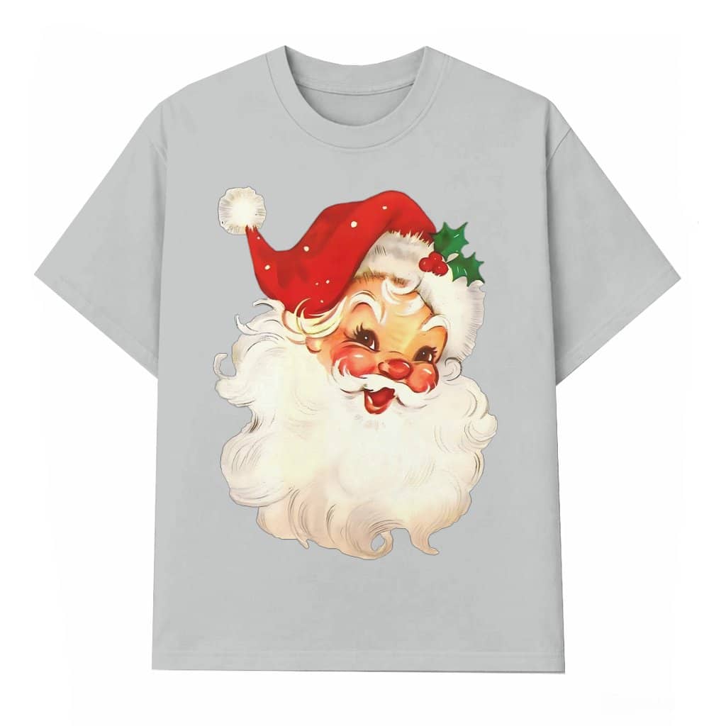 Retro Santa T-shirt – Vintage Christmas Gift Classic