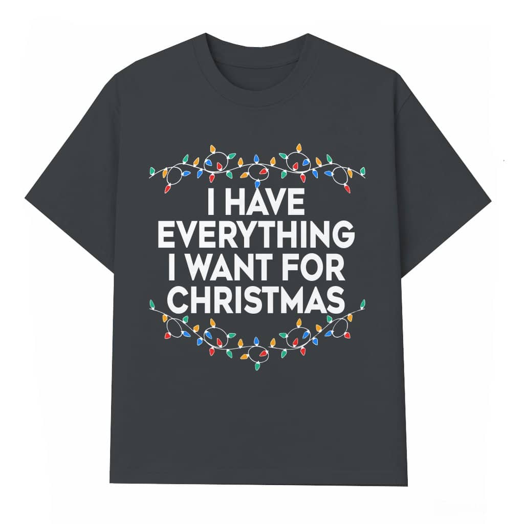 Funny I Have Everything T-shirt – Christmas Gift