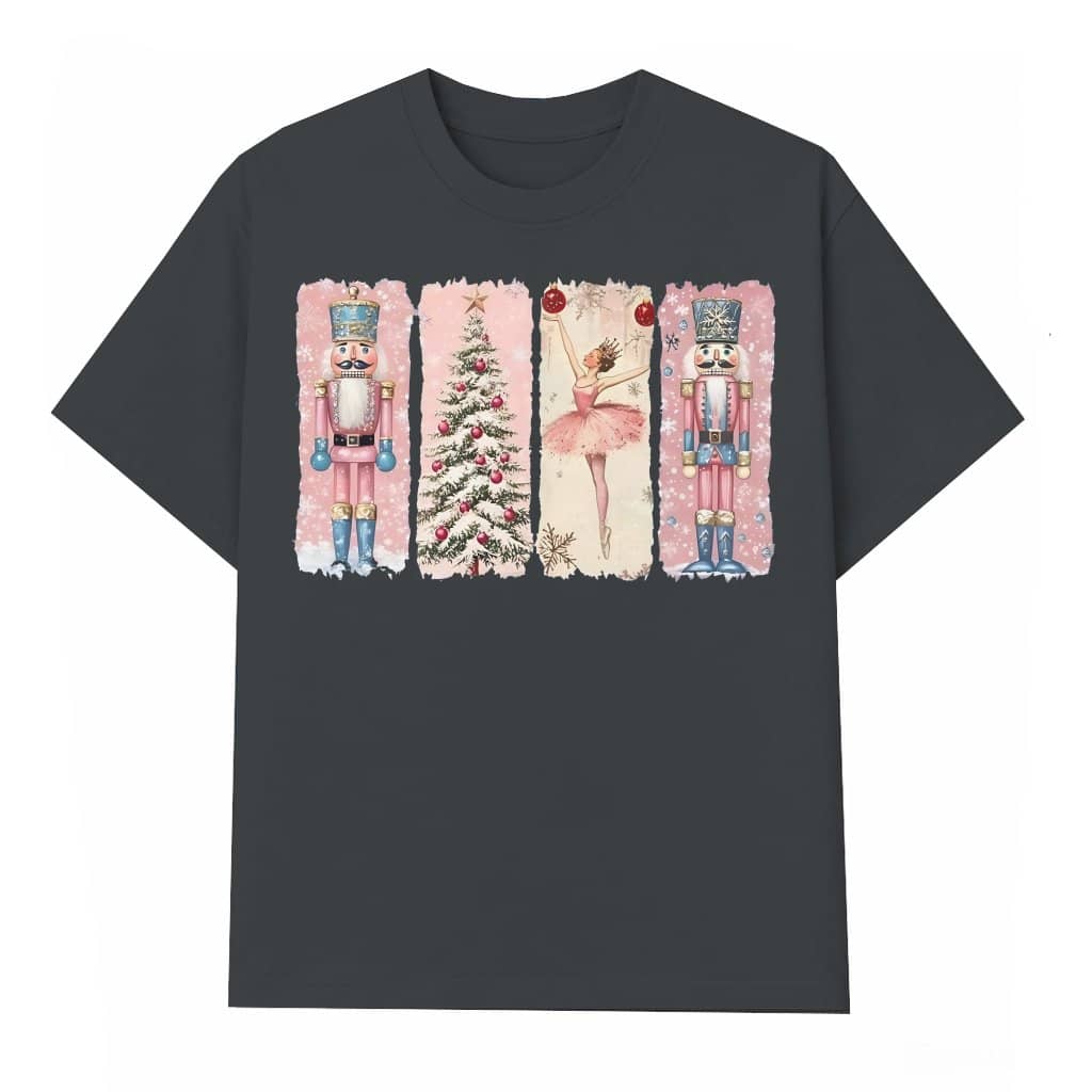 Nutcracker T-shirt – Christmas Gift for Women Watercolor Cute Design
