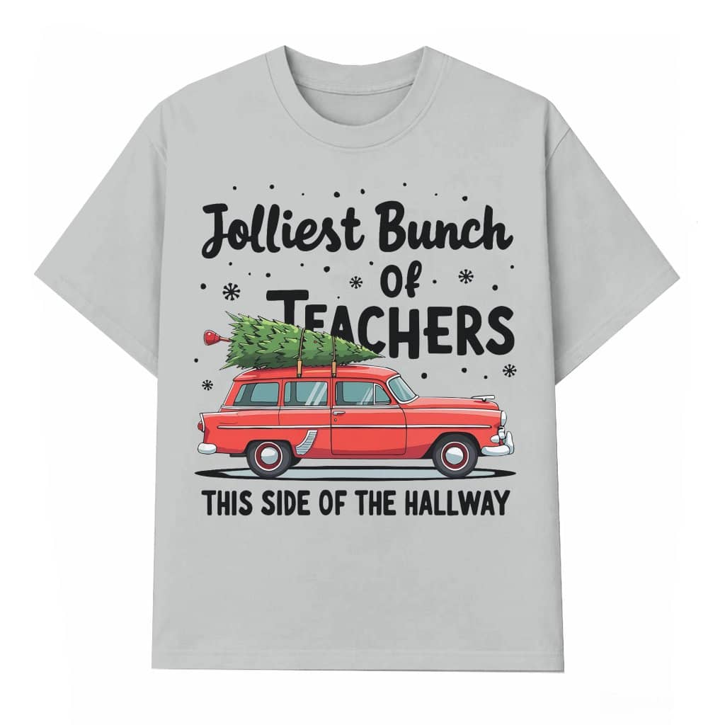 Jolliest Bunch T-shirt – Funny Christmas Gift for Teachers
