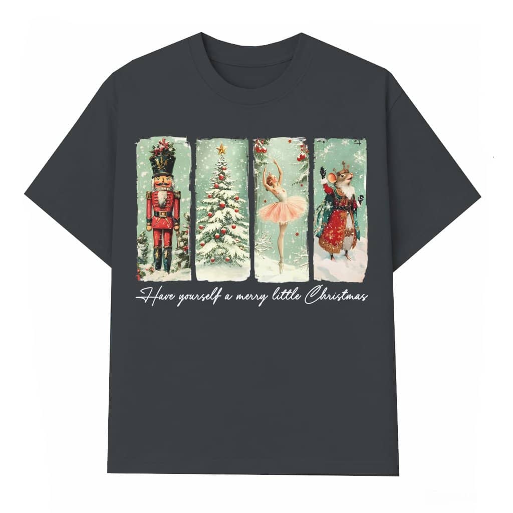 Vintage Christmas Nutcracker T-Shirt – Christmas Gift for Women