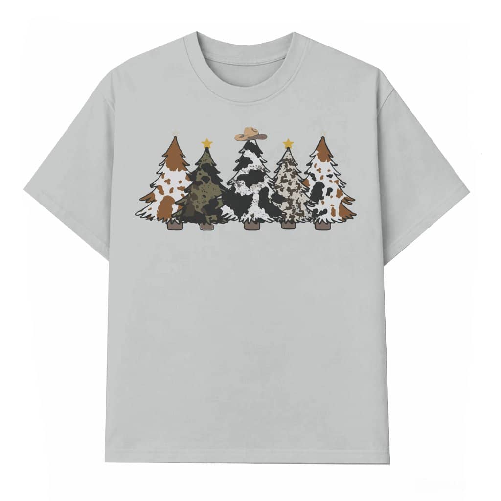 Country Cowhide T-shirt – Christmas Gift for Farm Animal Lover Cute