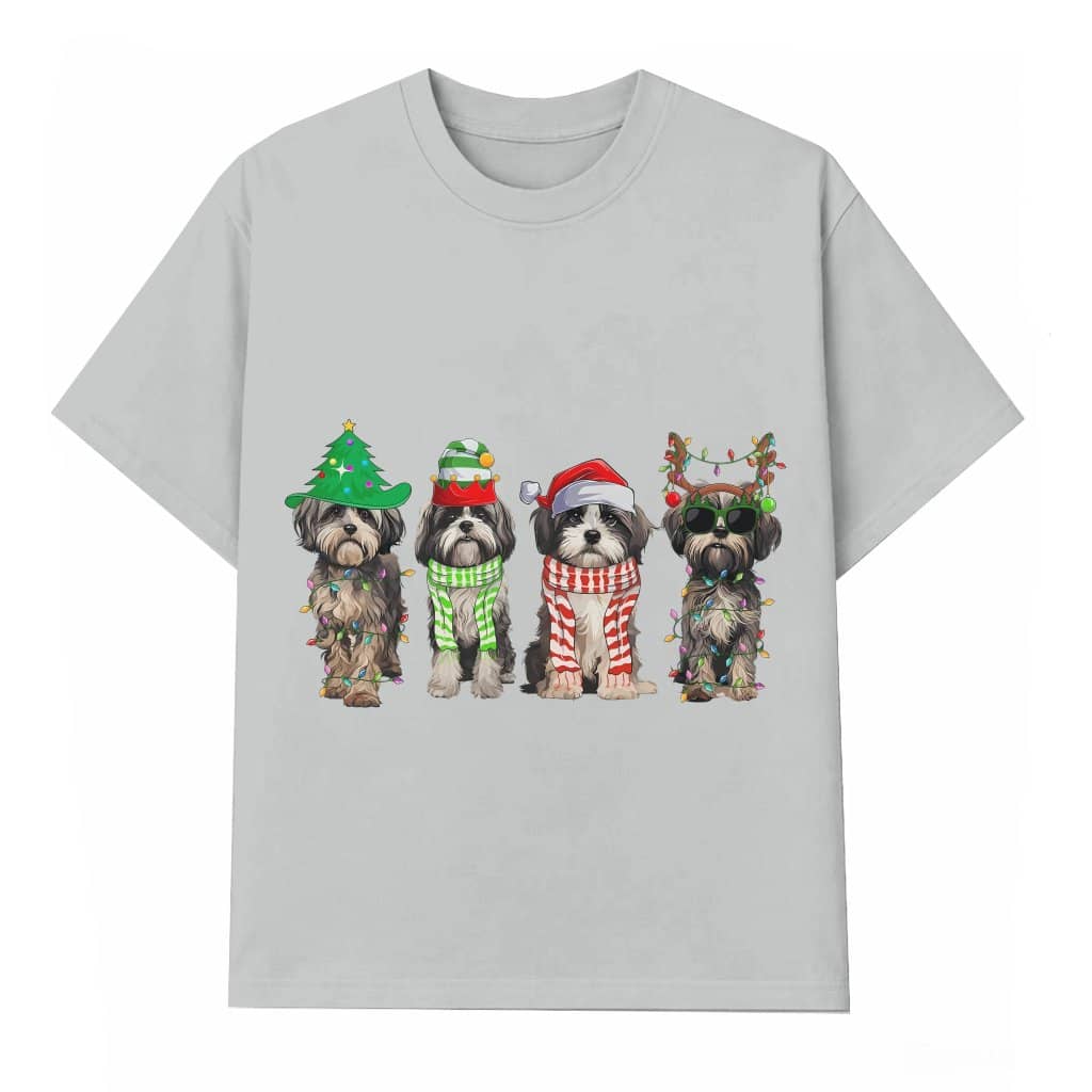 Vintage Shih Tzu T-shirt – Christmas Gift for Dog Lover Cute