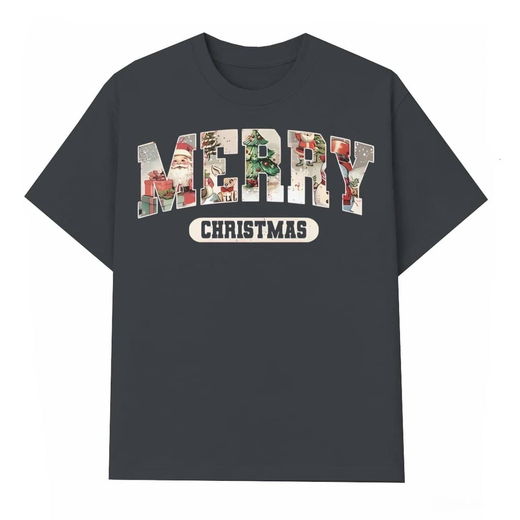 Merry Christmas T-shirt – Christmas Gift Winter Crewneck