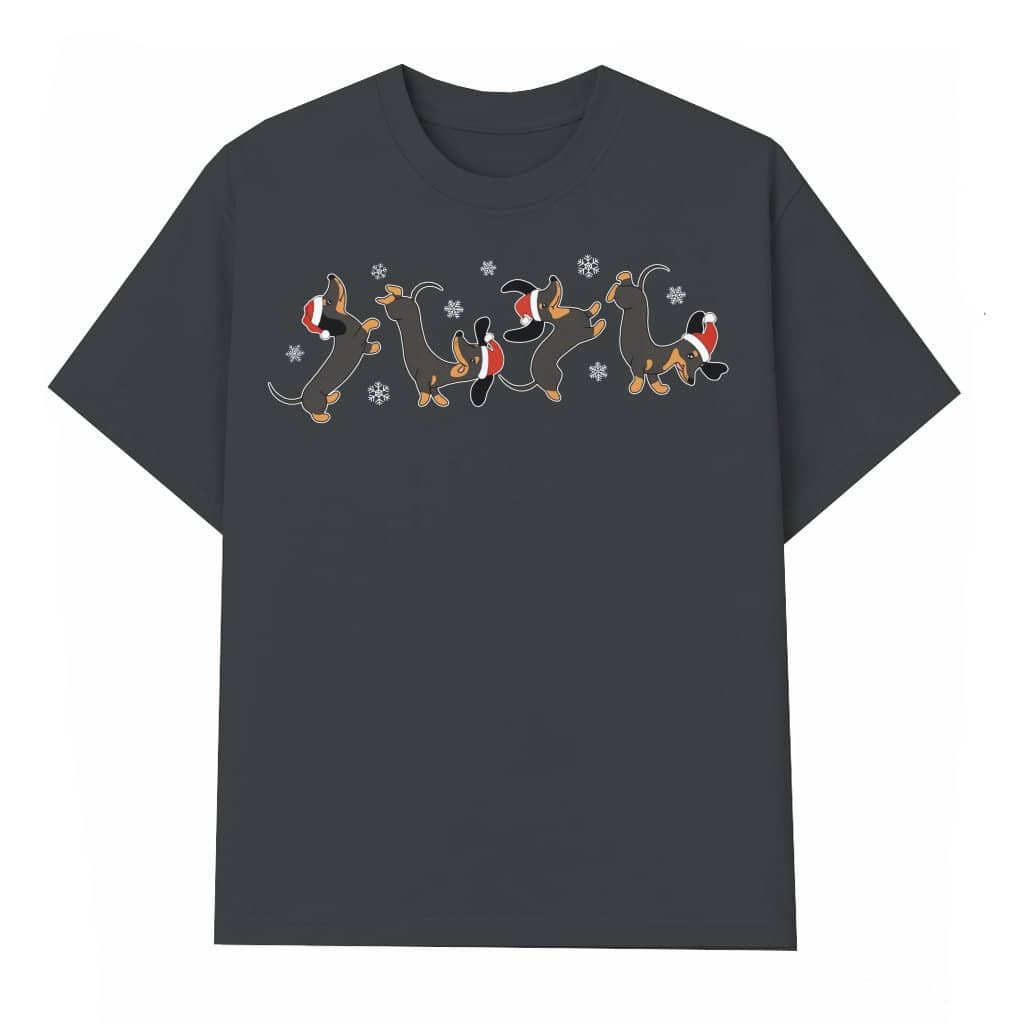 Cute Dachshund T-shirt – Christmas Gift for Dog Lover