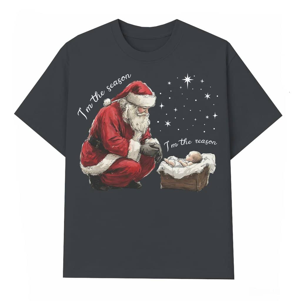 Cute Christian Jesus T-shirt – Christmas Gift for Women