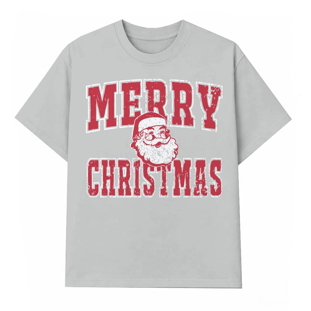 Merry Christmas Santa T-shirt – Christmas Gift Retro Vintage