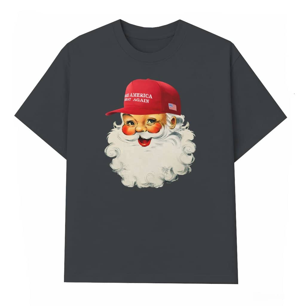 Retro Santa Claus T-shirt – Christmas Gift Funny Holiday Graphic