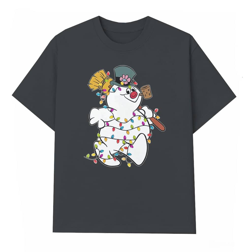 Snowman T-shirt – Christmas Gift for Women Cute Cartoon