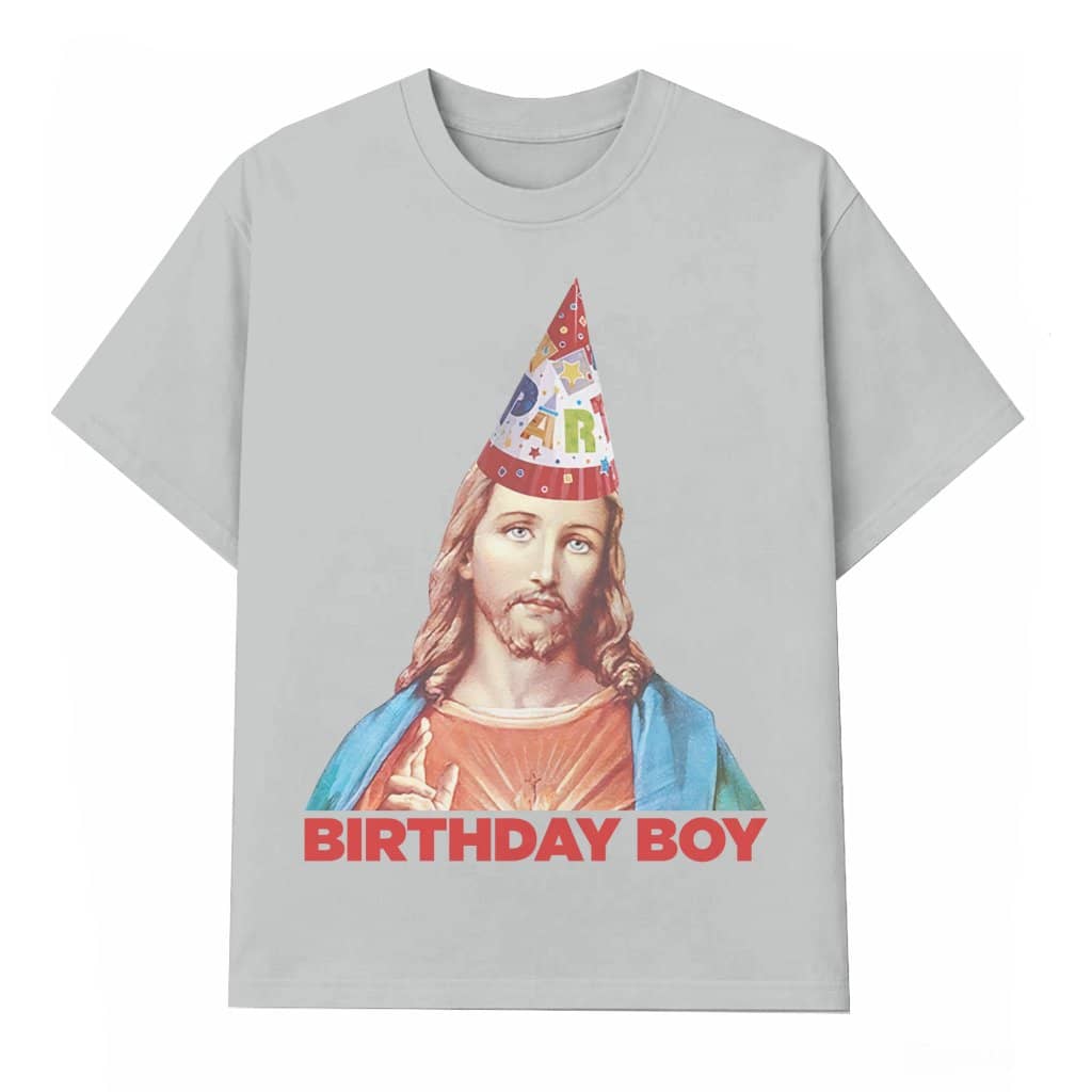 Jesus Birthday Boy Tee – Christmas Gift for Him Funny