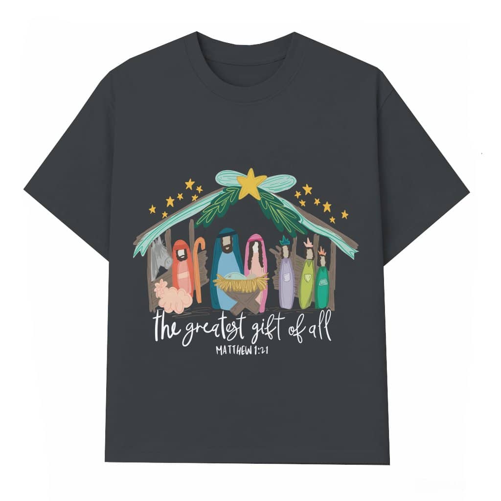 Nativity T-shirt – Christian Christmas Gift for Family