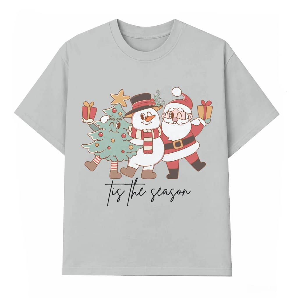 Tis The Season T-shirt – Christmas Gift for Women Retro Vintage Crewneck