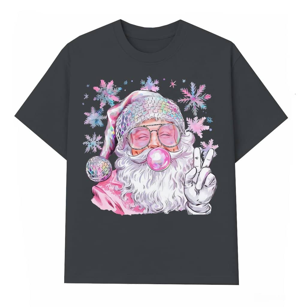 Retro Santa T-shirt – Christmas Gift Funny Vintage