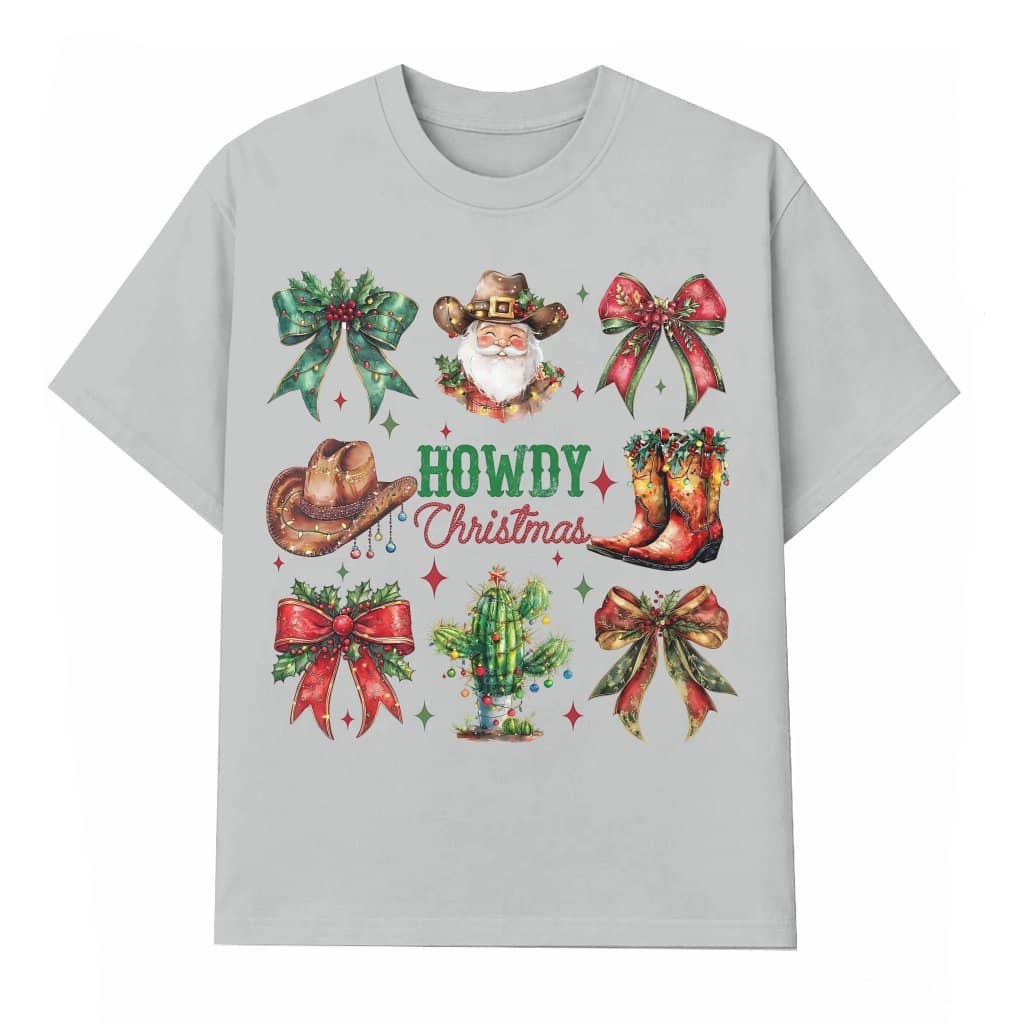 Funny Howdy T-shirt – Christmas Gift for Cowboy Western Style