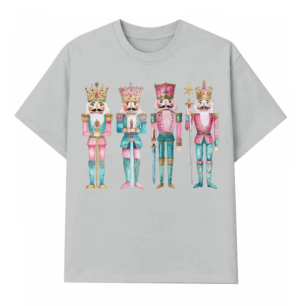 Nutcracker T-shirt – Christmas Gift for Women Cute Festive Watercolor