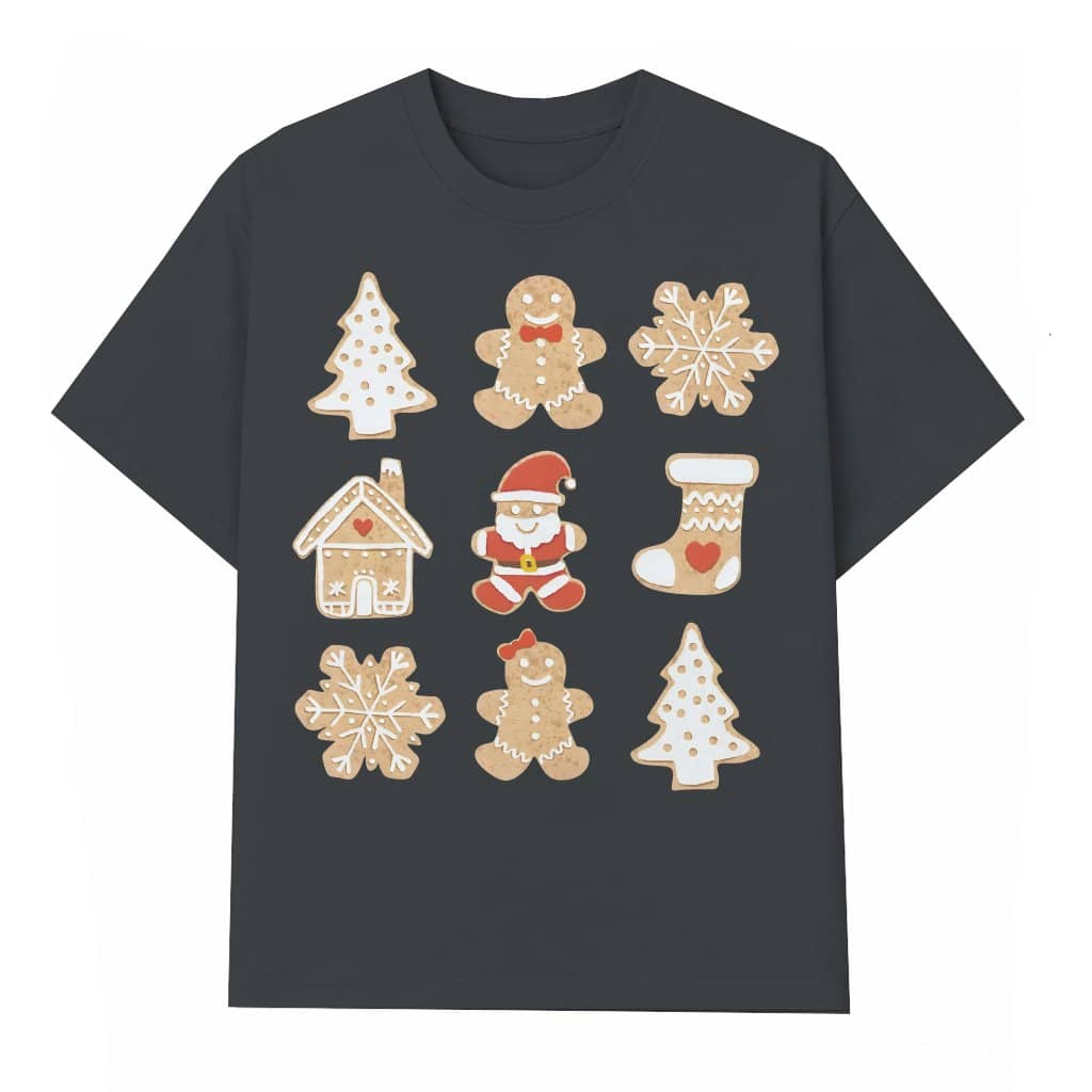 Gingerbread T-shirt Christmas – Gift for Women Funny Baker