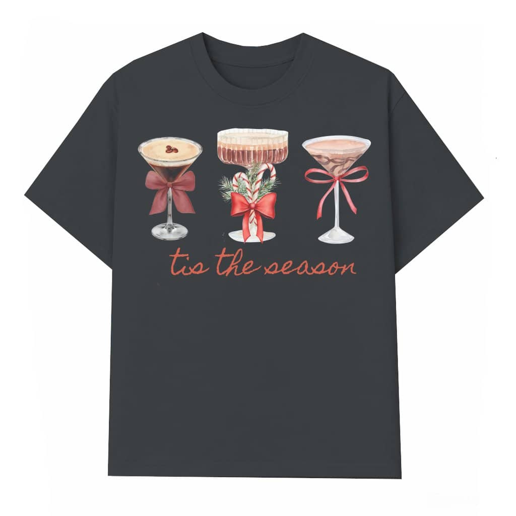 Espresso Martini T-shirt – Christmas Gift for Women Cute Holiday Drink