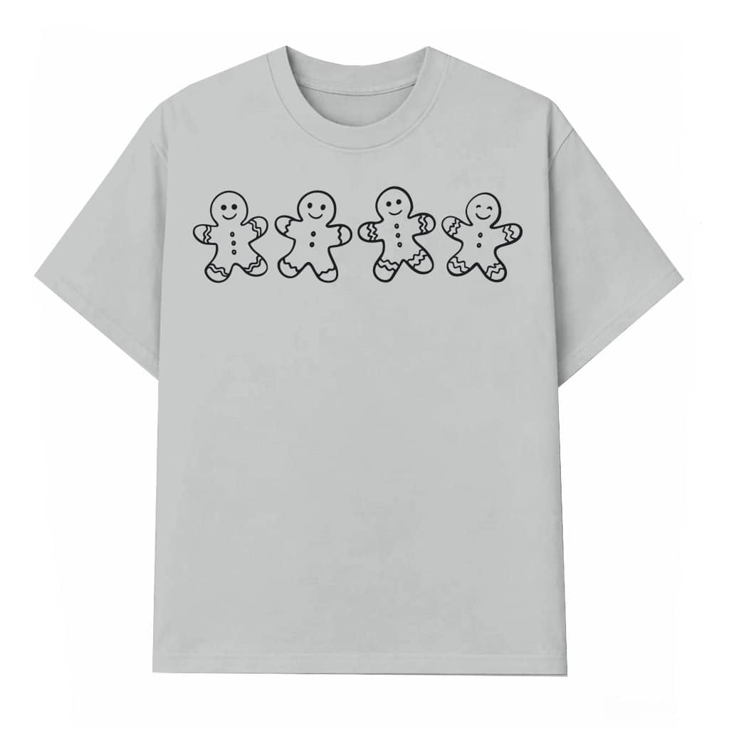 Cute Festive Gingerbread Cookies T-shirt – Christmas Gift