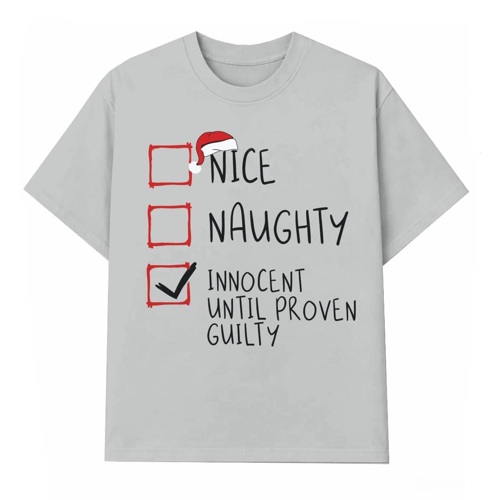 Christmas Letter T-shirt – Christmas Gift for Women Cute