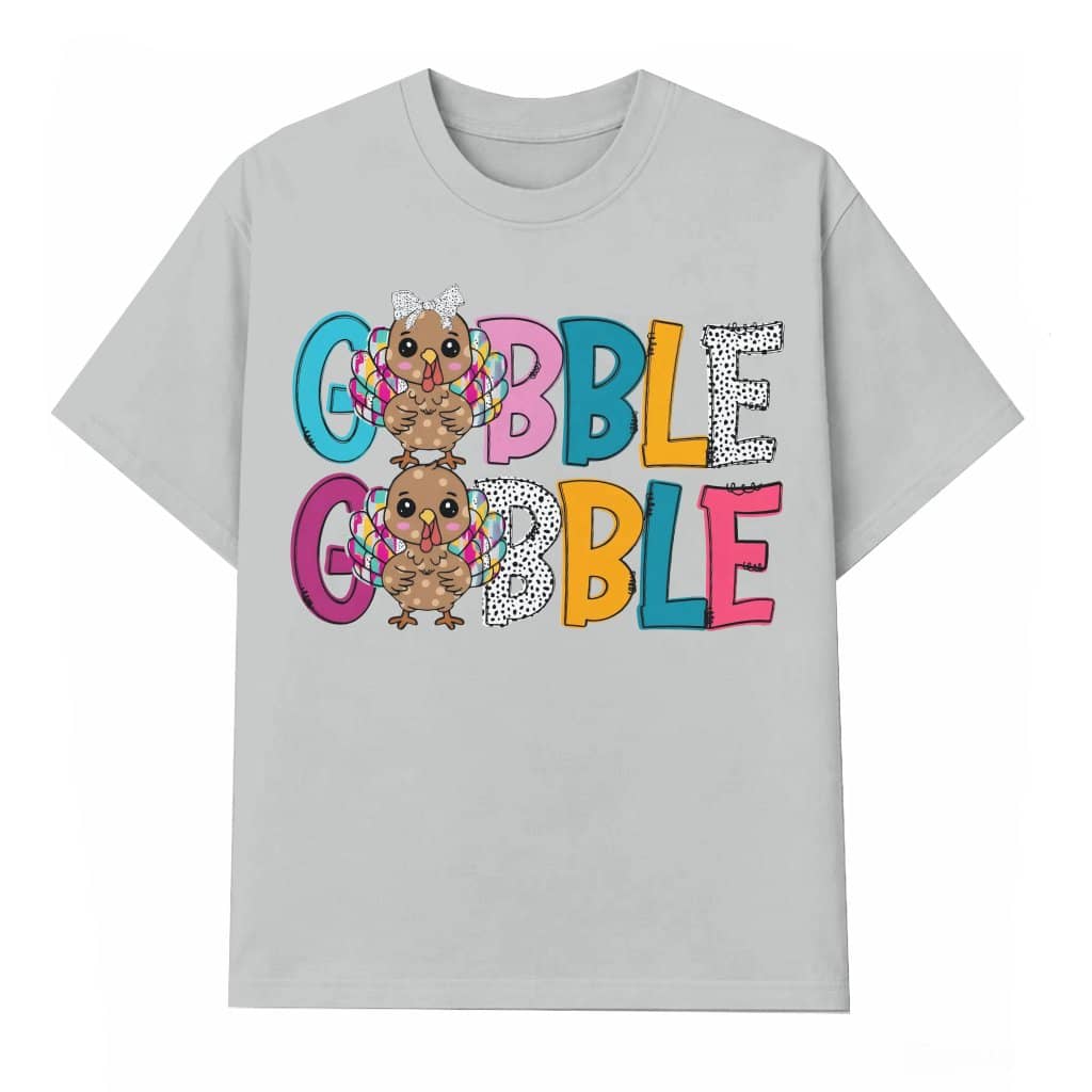 Funny Gobble Turkey T-shirt – Thanksgiving Gift for Family Matching
