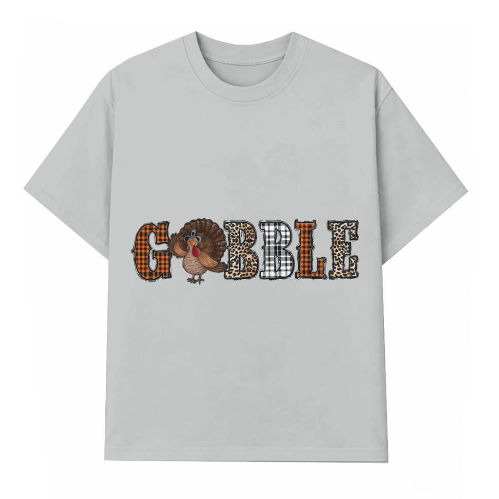 Happy Turkey T-shirt – Thanksgiving Gift Cute Fall Holiday