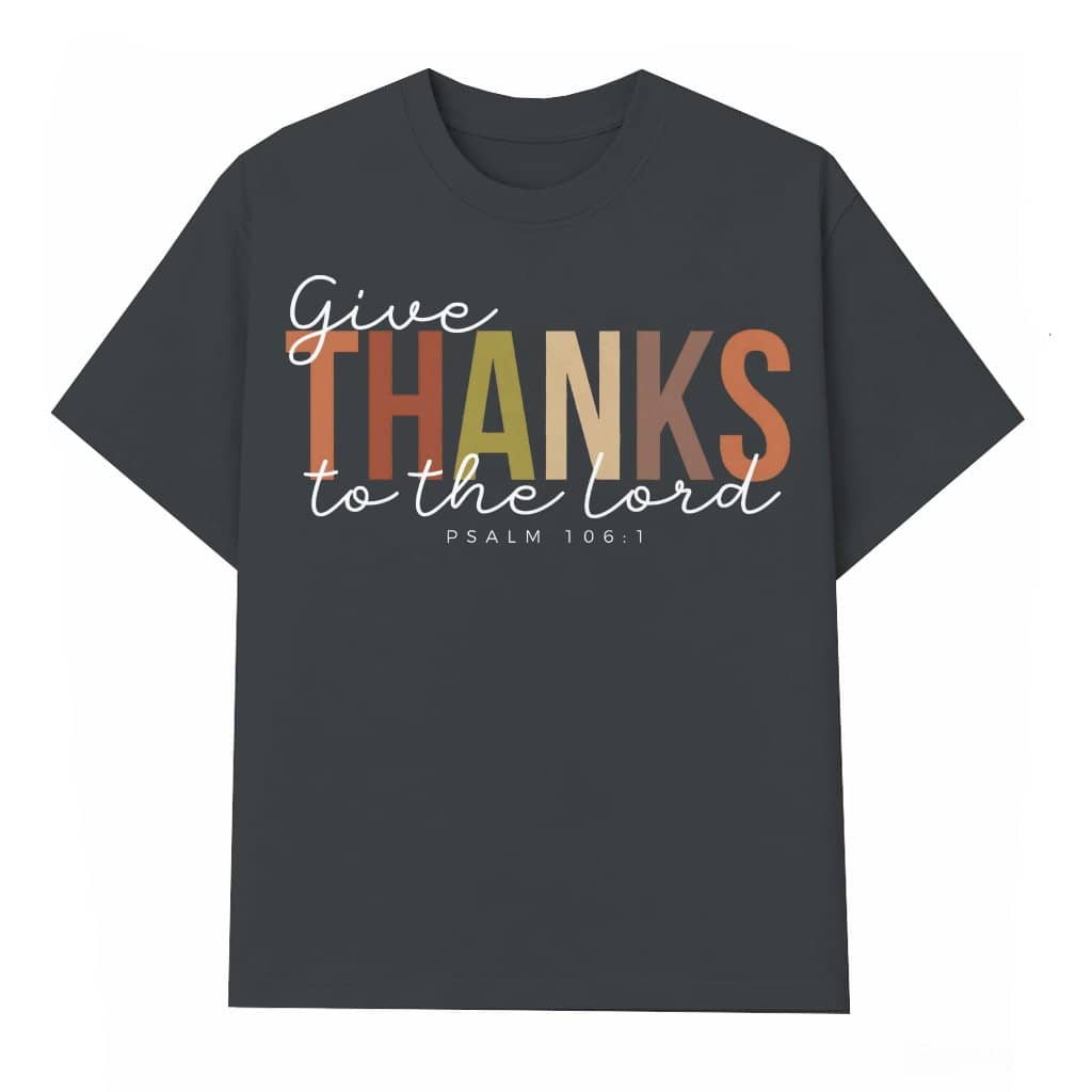 Thankful Christian T-shirt – Thanksgiving Gift Faith