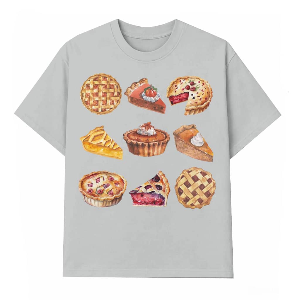 Funny Pumpkin Turkey Pie T-shirt – Thanksgiving Gift